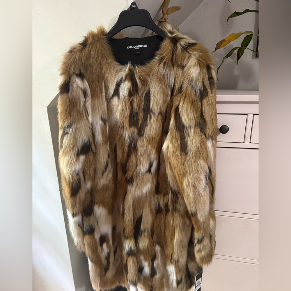 Karl Lagerfeld fur coat new with tags *FLASH SALE*